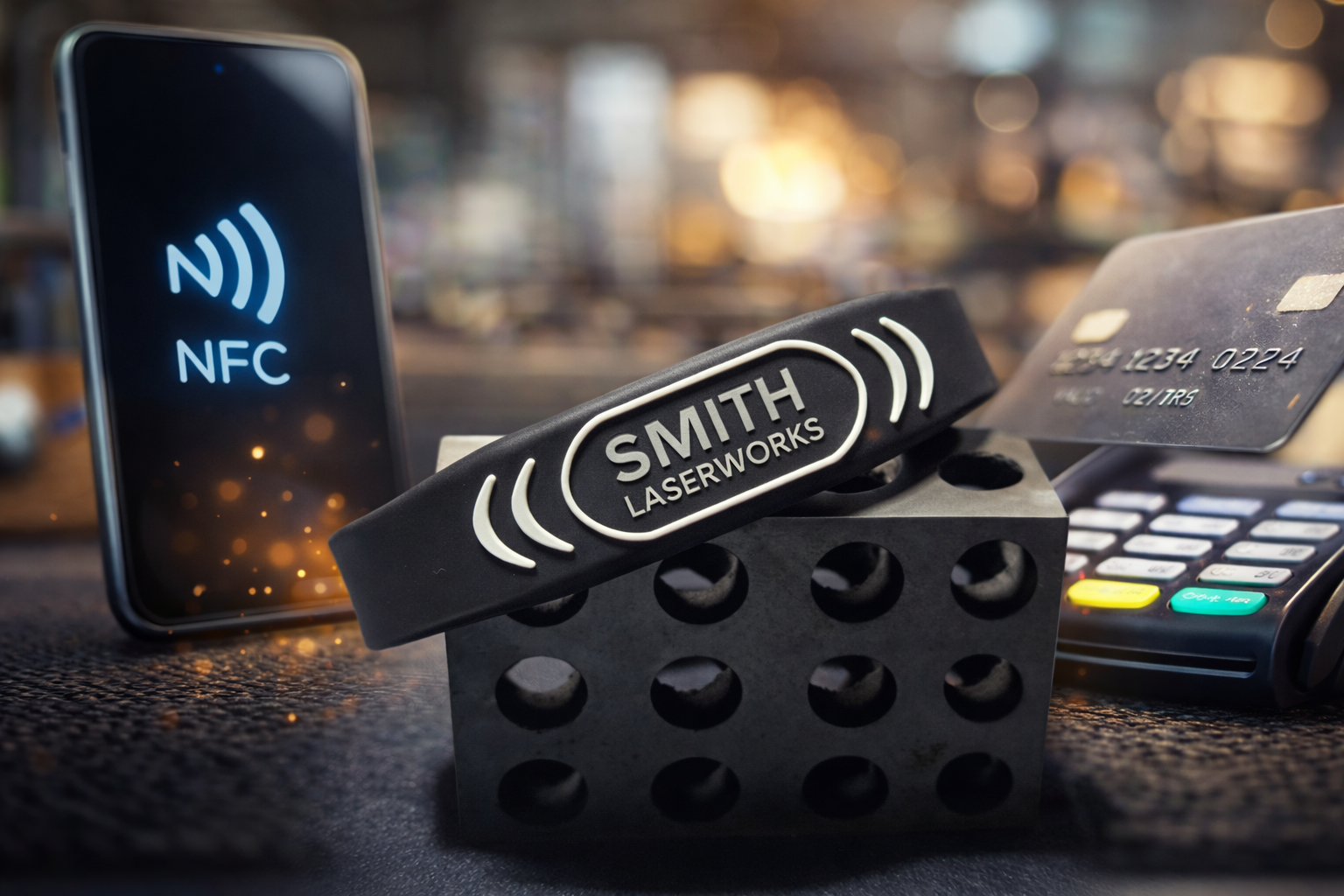 Boop NFC wristband product photo